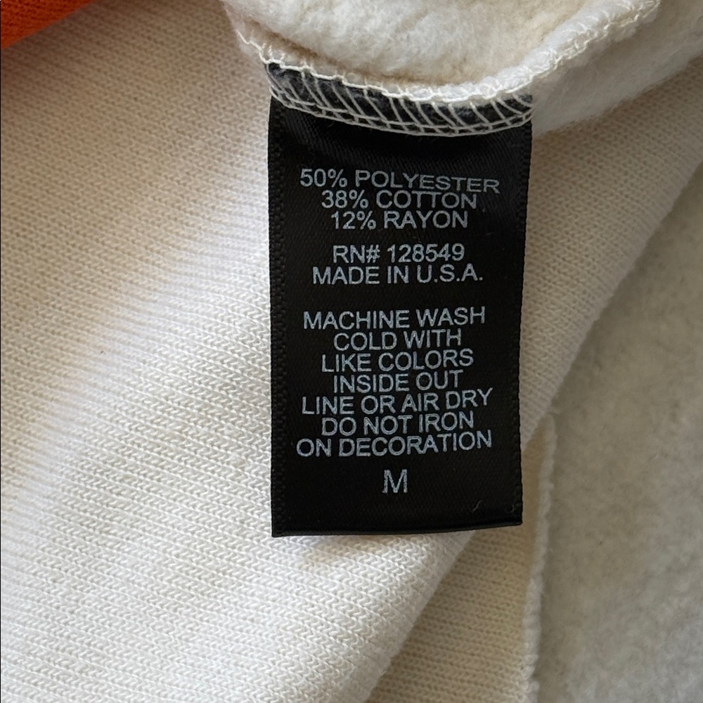 🏄♀️Aviator Nation LOGO CROPPED CREW SWEATSHIRT RELAXED -VINTAGE WHITE-Medium - Picture 9 of 11